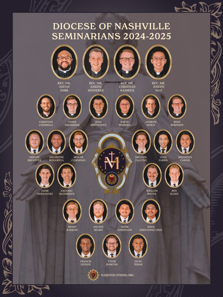 Diocese of Nashville Seminarians 2024-2025