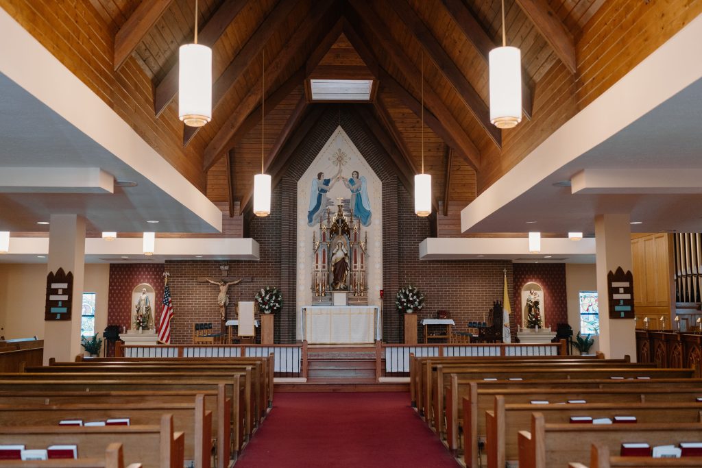 St. Martha's Catholic Church, altar