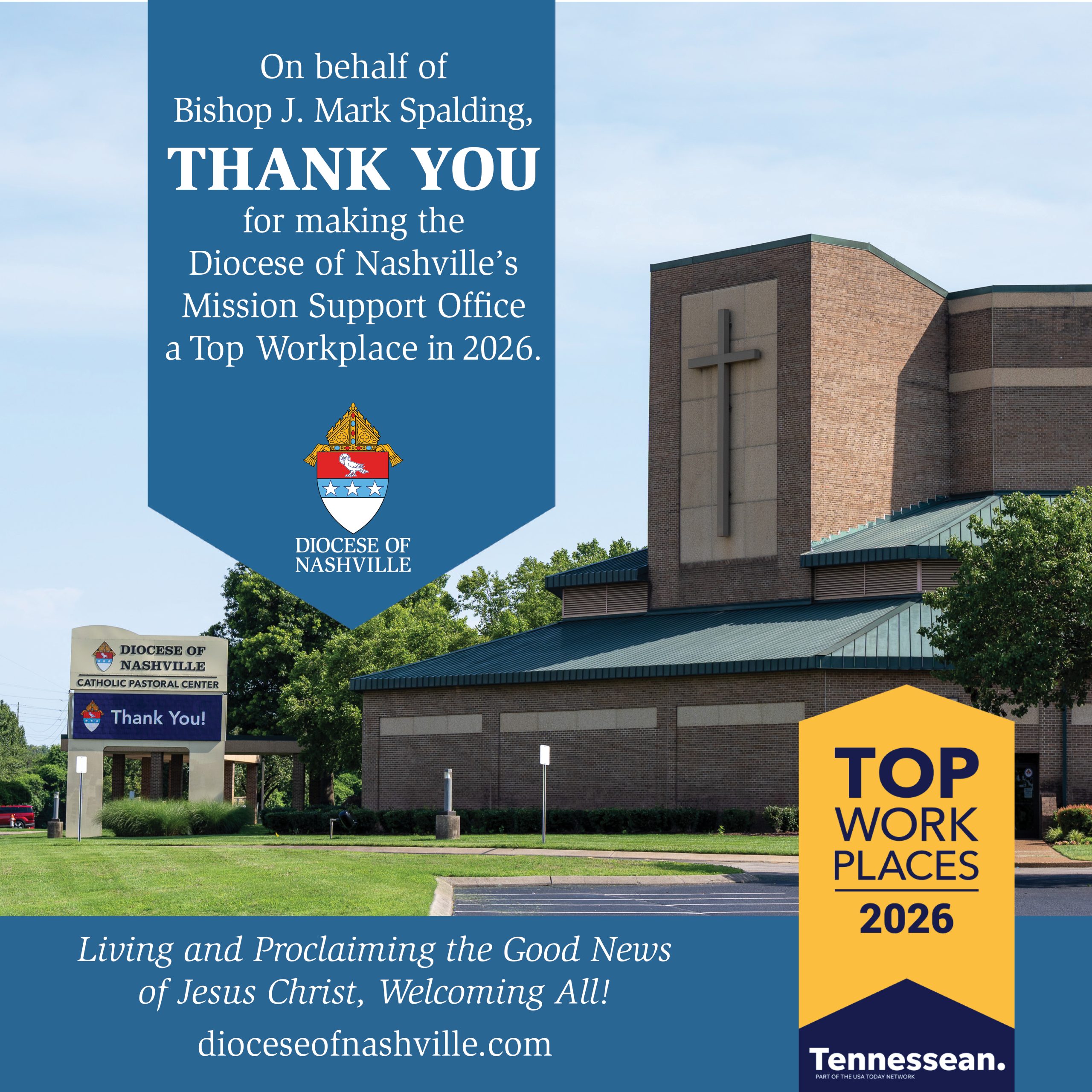 Diocese of Nashville Top Workplace