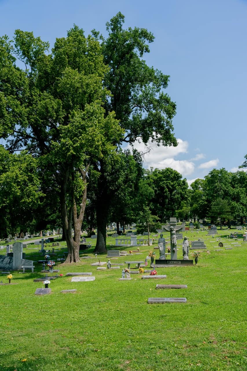 Calvary Cemetery sacred grounds