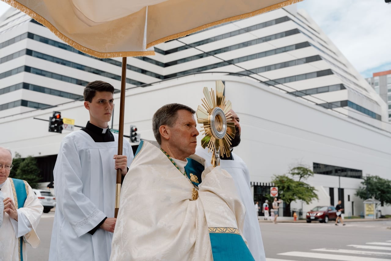 Bishop Spalding at a diocesan event