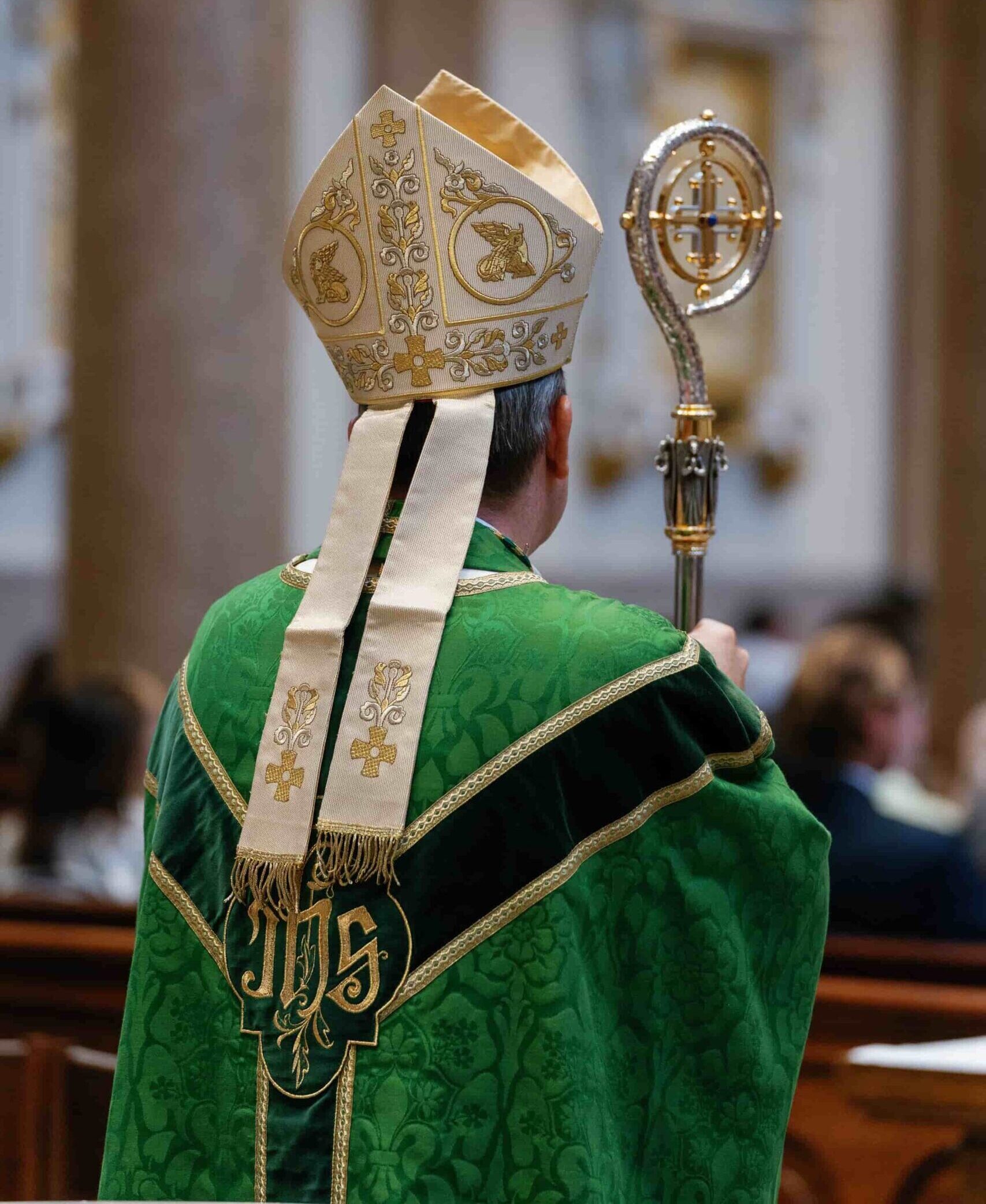 Bishop Spalding at an anniversary celebration